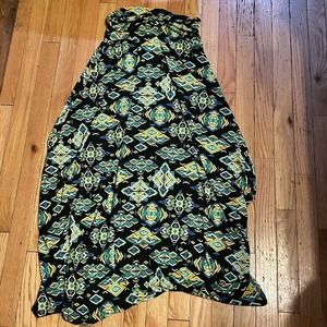 Lularoe Maxi Skist Multi-Color Jersey Large Band‎ Wiast Size XS